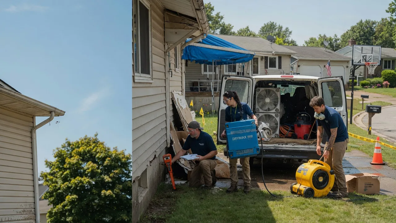 Ceiling Leak Cleanup in Belleville, IL near me